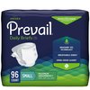 Prevail Incontinence Brief S Mat Body Shape, Maximum, PK 96 PV-011